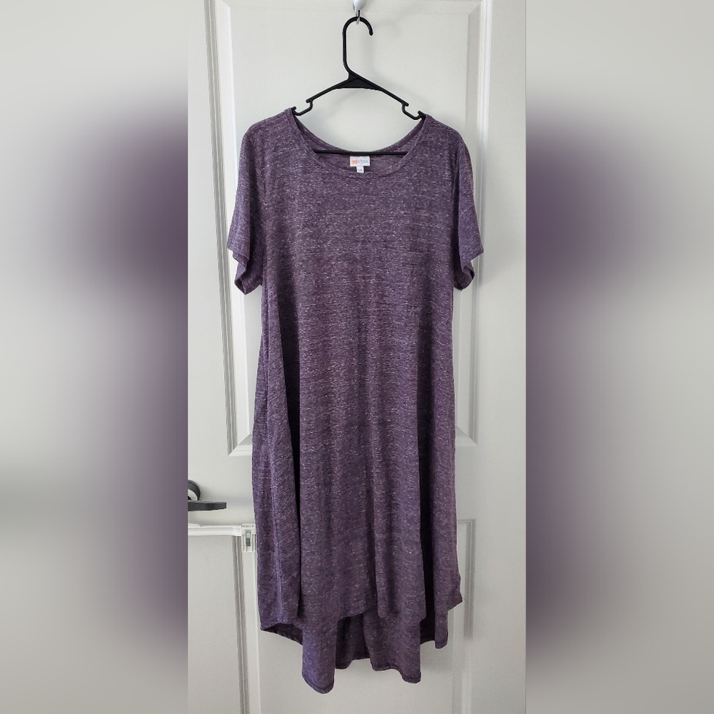 LuLaRoe Carly Purple Dress